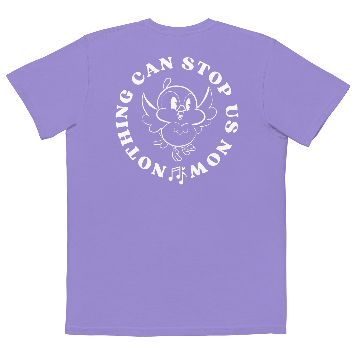 Nothing can stop us now- Adult Comfort Colors pocket t-shirt